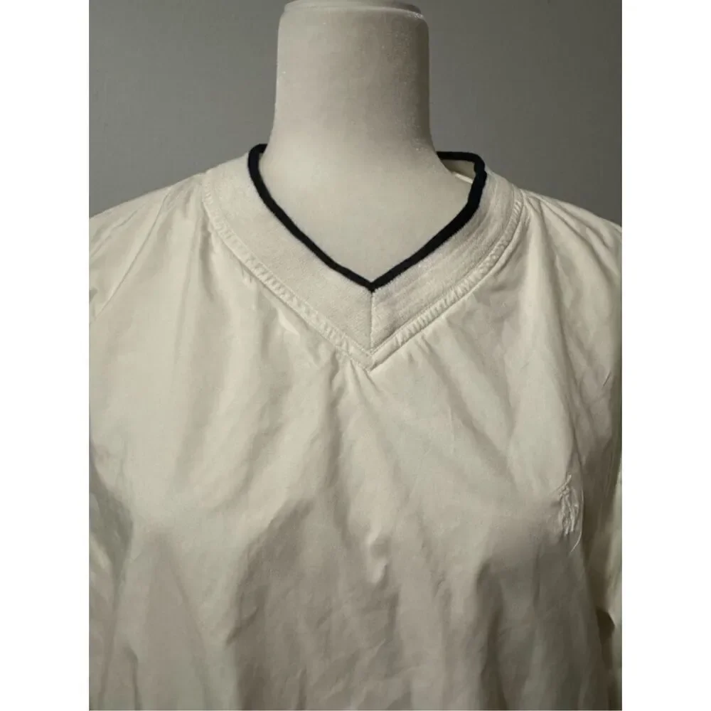Polo Sport Ralph Lauren vintage off white preppy windbreaker jacket M